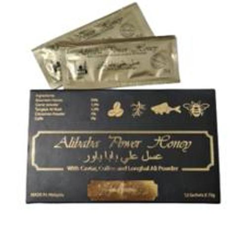 Caixa de Mel com 12 sache - Alibaba Vital Power Honney Menor preço em Caixa de Mel com 12 sache - Alibaba Vital Power Honney