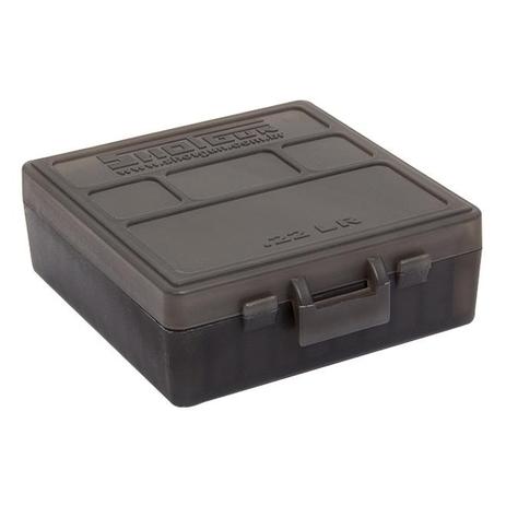 Caixa de Munição Ammo Box .22LR 100C Fumê - Shotgun Menor preço em Caixa de Munição Ammo Box .22LR 100C Fumê - Shotgun