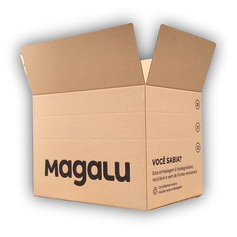 Caixa de papelão personalizada Magalu (C x L x A) 370 x 260 x 265mm - SCX02 kit com 50 unidades - Martins Embalagens