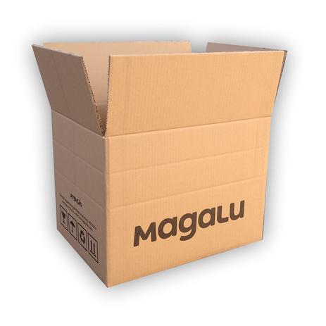 Caixa de papelão personalizada Magalu (C x L x A) 375 x 265 x 270mm - SCXFRA Kit com 30 unidades - Martins Embalagens