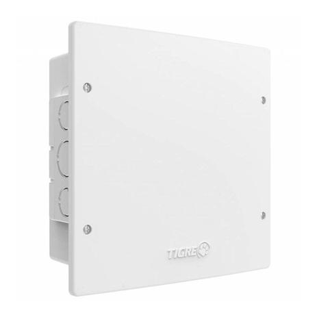 Caixa de Passagem Embutir CP-20 240x240mm Branca Plástico PVC IP-40 Tigre Menor preço em Caixa de Passagem Embutir CP-20 240x240mm Branca Plástico PVC IP-40 Tigre