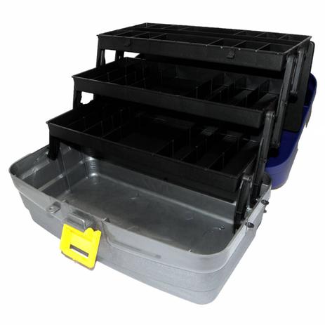 Caixa De Pesca HI - 3 Bandejas Articuladas Menor preço em Caixa De Pesca HI - 3 Bandejas Articuladas