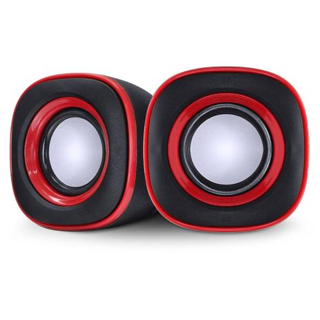 Caixa de Som 2.0 Effect 4w Controle de Som na Caixa - Preto Com Vermelho - vnk - Vinik é boa?