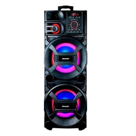 Caixa de Som Amplificada Amvox ACA 1005 Titan, Bluetooth, Portátil, LED, 1000W RMS, Bivolt, Preta Menor preço em Caixa de Som Amplificada Amvox ACA 1005 Titan, Bluetooth, Portátil, LED, 1000W RMS, Bivolt, Preta