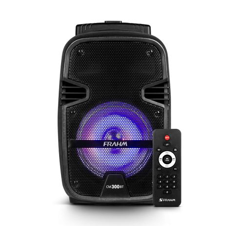 Caixa de Som Amplificada Frahm CM 300 BT 150 WRMS Multiuso Bluetooth USB FM SD Menor preço em Caixa de Som Amplificada Frahm CM 300 BT 150 WRMS Multiuso Bluetooth USB FM SD