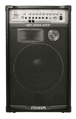 Caixa de Som Amplificada MP5000 APP Bluetooth 500W RMS 31210 Bivolt - Frahm Menor preço em Caixa de Som Amplificada MP5000 APP Bluetooth 500W RMS 31210 Bivolt - Frahm
