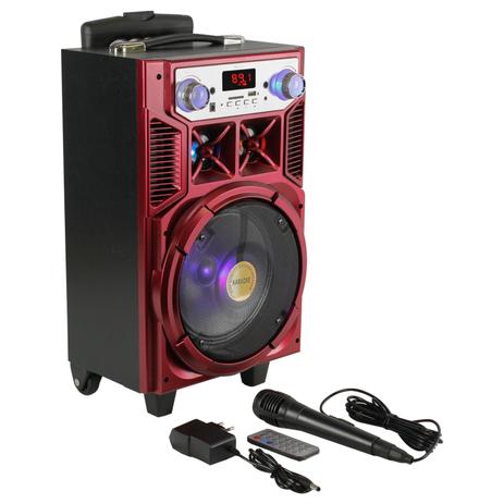 Caixa de Som Amplificada PortÃtil Bluetooth USB com AlÃa 30w - TCS30WR - Tander Menor preço em Caixa de Som Amplificada PortÃtil Bluetooth USB com AlÃa 30w - TCS30WR - Tander