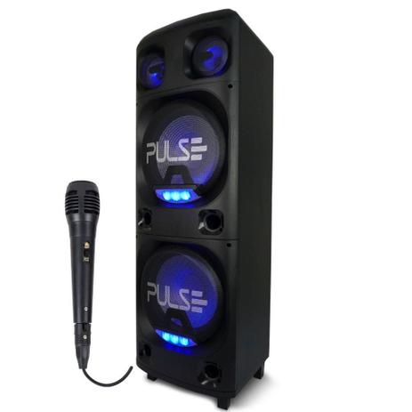 Caixa de Som Amplificada Pulse 2200W - SP500 Potente Bluetooth com Microfone Menor preço em Caixa de Som Amplificada Pulse 2200W - SP500 Potente Bluetooth com Microfone