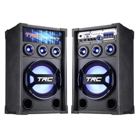 Caixa de Som Amplificada TRC TRC369, Bluetooth, USB, Rádio FM, 400W - Preto Menor preço em Caixa de Som Amplificada TRC TRC369, Bluetooth, USB, Rádio FM, 400W - Preto