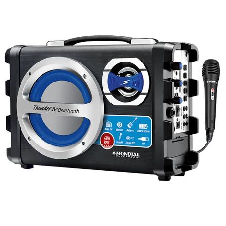 Caixa de Som Amplificadora Bluetooth Mondial Multi Connect Thunder IV MCO-04, 40W - Preto é ruim? Caixa de Som Amplificadora Bluetooth Mondial Multi Connect Thunder IV MCO-04, 40W - Preto é boa?
