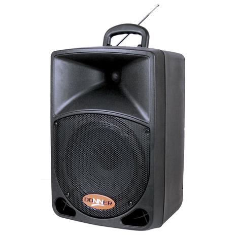 Caixa De Som Ativa Donner 80w Preta Dr08bat Ll Áudio Menor preço em Caixa De Som Ativa Donner 80w Preta Dr08bat Ll Áudio