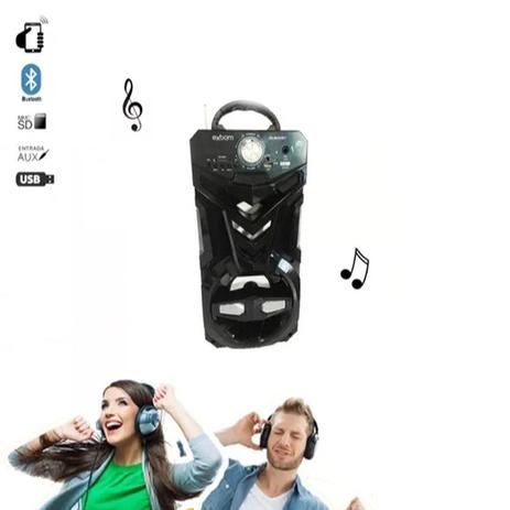 Caixa de Som Bluetooth Amplificada Entrada Microfone Cs-m432bt - Exbom é boa?