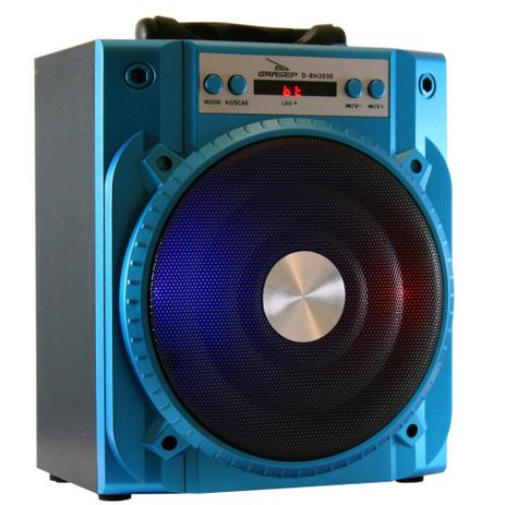Caixa De Som Bluetooth Speaker Fm Sd Usb Portátil D-bh 2030 - Knup Menor preço em Caixa De Som Bluetooth Speaker Fm Sd Usb Portátil D-bh 2030 - Knup