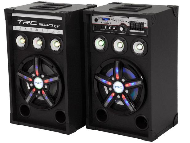 Caixa de Som Bluetooth TRC 397 Amplificada 500W - com Microfone USB com Tweeter é boa?