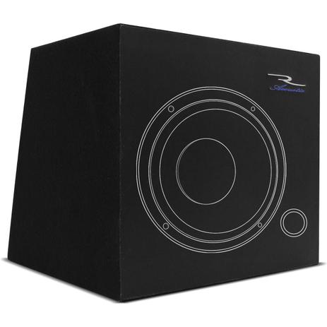 Caixa de Som Dutada 45 Litros 1 Falante 12 Polegadas Preta - R-acoustic Menor preço em Caixa de Som Dutada 45 Litros 1 Falante 12 Polegadas Preta - R-acoustic