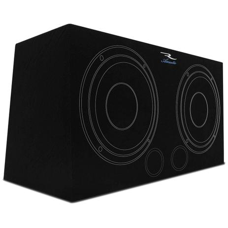 Caixa de Som Dutada 60 Litros Preta MDF para 2 Alto Falantes de 15 Polegadas R Acustic - R-acoustic é boa?