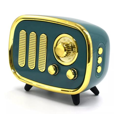 Caixa De Som Estilo Radio Antigo Retro Bluetooth Usb Card - Import Menor preço em Caixa De Som Estilo Radio Antigo Retro Bluetooth Usb Card - Import