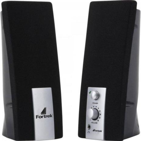 Caixa de Som Fortrek USB Sk 101 2W Preto e Prata Menor preço em Caixa de Som Fortrek USB Sk 101 2W Preto e Prata