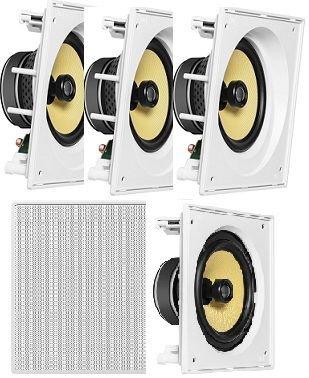 Caixa de Som JBL kit Home com 3 cxs CI6SA e 2 cxs CI6S Menor preço em Caixa de Som JBL kit Home com 3 cxs CI6SA e 2 cxs CI6S