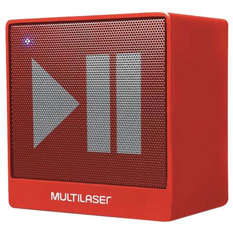 Caixa De Som Mini Bluetooth Auxiliar 8W Vermelha SP279 Multilaser. é boa?