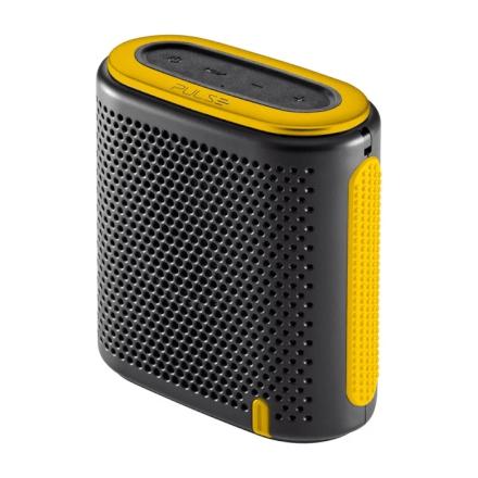 Menor preço em Caixa de Som Mini Bluetooth/SD/P2 10W RMS Preta e Amarela Pu - Pulse