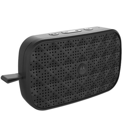 Caixa de Som Motorola Sonic Play 150 Bluetooth, Estéreo e Rádio FM Preto Menor preço em Caixa de Som Motorola Sonic Play 150 Bluetooth, Estéreo e Rádio FM Preto