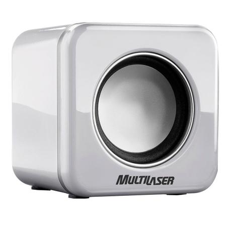Caixa de Som Multilaser SP108 2.0 4W RMS USB Branca Menor preço em Caixa de Som Multilaser SP108 2.0 4W RMS USB Branca