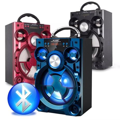 Caixa De Som Portátil Bluetooth Amplificada Selada Usb Sd Mp3 Radio Fm Cartão Pendrive Azul - Ltomex é boa?