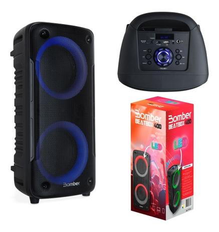 Caixa de Som Portátil Bluetooth Bomber Beatbox 400 - 12 Watts Rms