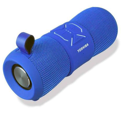 Caixa de Som Portátil Toshiba, Bluetooth, 12W RMS, Azul - TY-WSP200L Menor preço em Caixa de Som Portátil Toshiba, Bluetooth, 12W RMS, Azul - TY-WSP200L
