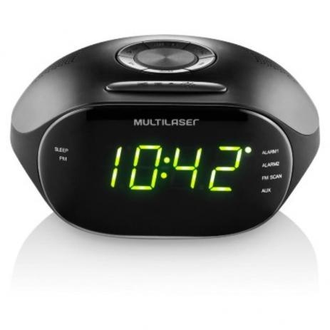 Caixa De Som Radio Relogio 5w Led Verde Bivolt SP202 - Multilaser é boa?