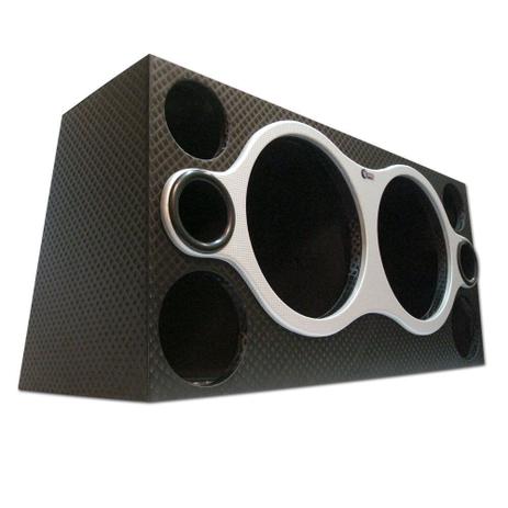 Caixa de Som Super Trio 12” VIP - 2x 45 litros - Dutos 3” - Cia do som Menor preço em Caixa de Som Super Trio 12” VIP - 2x 45 litros - Dutos 3” - Cia do som