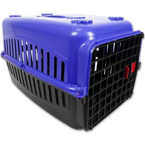Caixa De Transporte Alça Porta Gatos Coelhos AZUL/PRETA N2 - Rb Menor preço em Caixa De Transporte Alça Porta Gatos Coelhos AZUL/PRETA N2 - Rb