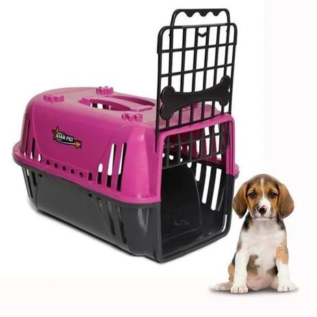 Caixa De Transporte Para Gatos Casinha De Cachorro Número 1 Rosa - M&P Menor preço em Caixa De Transporte Para Gatos Casinha De Cachorro Número 1 Rosa - M&P