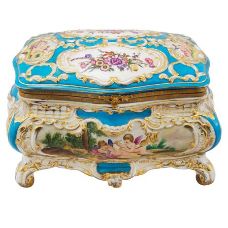 Caixa Decorativa em Porcelana Estilo Limoges - Prime home decor Menor preço em Caixa Decorativa em Porcelana Estilo Limoges - Prime home decor