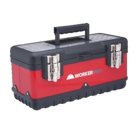 Caixa Maleta Metalica Para Ferramentas 38cm Worker Menor preço em Caixa Maleta Metalica Para Ferramentas 38cm Worker