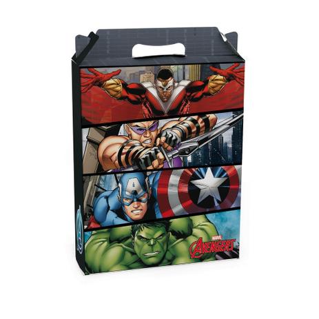 Caixa Maleta P/Presente Vingadores Marvel Festa  C/10 - Cromus é boa?