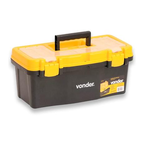 Caixa maleta Plástica Para Ferramentas Cpv0405 Vonder Menor preço em Caixa maleta Plástica Para Ferramentas Cpv0405 Vonder