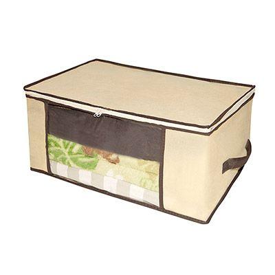 Caixa organizador flexivel com ziper organizador multiuso para guarda roupa e closets - Makeda Menor preço em Caixa organizador flexivel com ziper organizador multiuso para guarda roupa e closets - Makeda