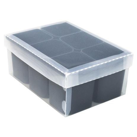 Caixa Organizadora C/6 Porta Objetos Preto - Dello Menor preço em Caixa Organizadora C/6 Porta Objetos Preto - Dello