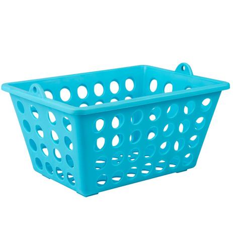 Caixa Organizadora Cesto 1,2l Plástico Pequeno Casa Objetos Azul - Prat-k Menor preço em Caixa Organizadora Cesto 1,2l Plástico Pequeno Casa Objetos Azul - Prat-k