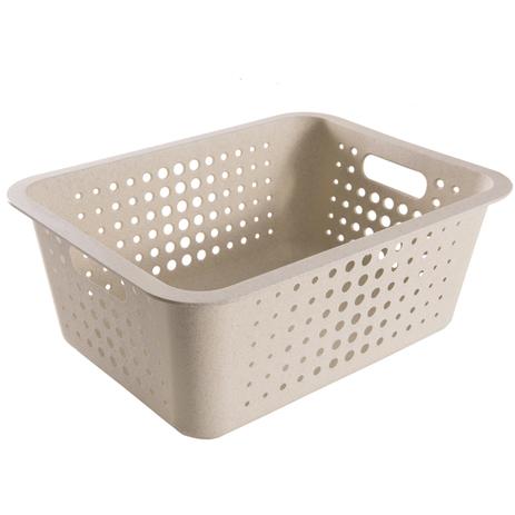 Caixa Organizadora Cesto Plástico Eco 5l Organização Closet Marfim - Ou Menor preço em Caixa Organizadora Cesto Plástico Eco 5l Organização Closet Marfim - Ou