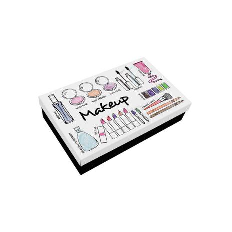 Caixa organizadora de aço para maquiagem Makeup Geguton Menor preço em Caixa organizadora de aço para maquiagem Makeup Geguton