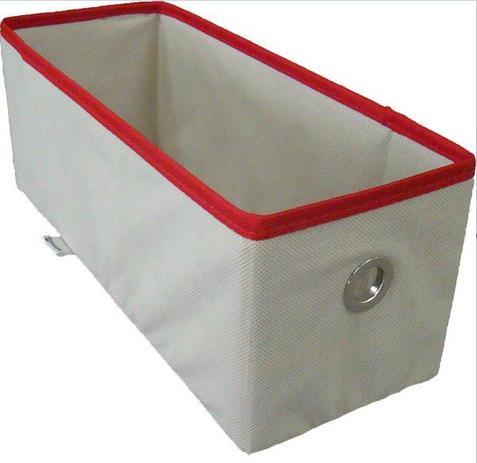 Caixa organizadora de Tecido OrganiBox   c/ Ilhós de 14x15x38cm é boa?