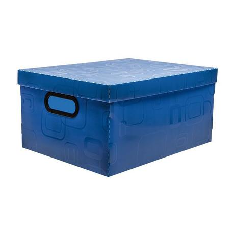 Caixa Organizadora Dello Média Azul 2171-C Menor preço em Caixa Organizadora Dello Média Azul 2171-C