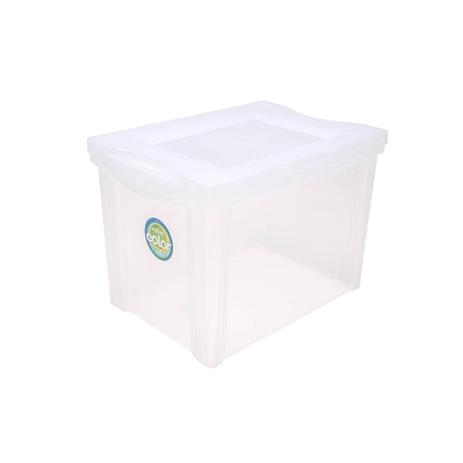 Caixa Organizadora em Polipropileno Radical Color Cristal 30 Litros - Ordene Menor preço em Caixa Organizadora em Polipropileno Radical Color Cristal 30 Litros - Ordene