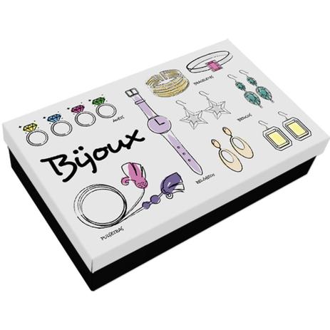 Caixa Organizadora Estojo Porta Joias e Bijuterias Minhas Bijoux - Gton Menor preço em Caixa Organizadora Estojo Porta Joias e Bijuterias Minhas Bijoux - Gton