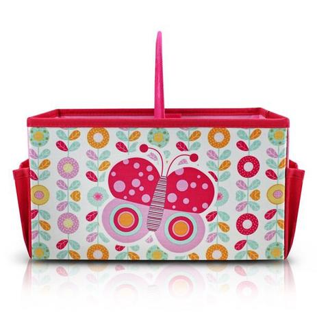 Caixa Organizadora Infantil com Alça - Rosa - Jacki design Menor preço em Caixa Organizadora Infantil com Alça - Rosa - Jacki design