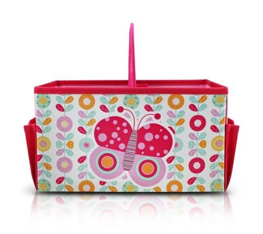 Caixa Organizadora Infantil Pequeninos com Alças Rosa Jacki Design Menor preço em Caixa Organizadora Infantil Pequeninos com Alças Rosa Jacki Design
