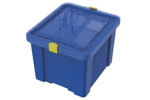 Caixa Organizadora Kids 30L Azul BASIC Tramontina Menor preço em Caixa Organizadora Kids 30L Azul BASIC Tramontina